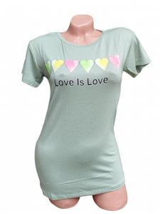 Tricou dama cu maneca scurta cod x0188 - Img 2