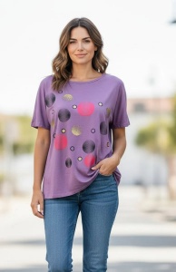 Tricou dama cu maneca scurta, marimi pana la 10xl