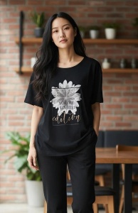 Tricou dama cu maneca scurta, marimi pana la 10xl