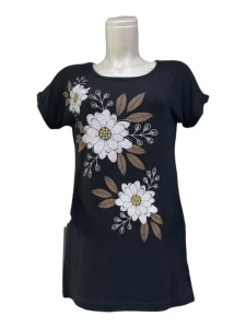Tricou dama din bumbac marimi mari cod x5981