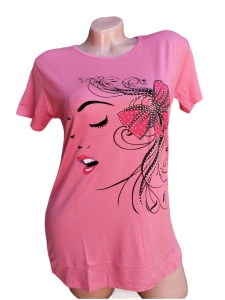 Tricou dama din bumbac model nou cod x2814