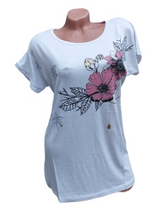 Tricou dama din bumbac model nou cod x2854