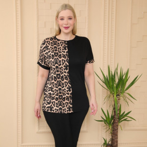 bluza dama cu maneca scurta cod n1645 - Img 1