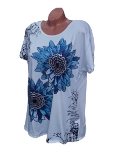 Bluza dama eleganta cu maneca scurta model nou cod x5819