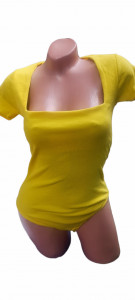 Body dama calitativ din tricot subtire cod T952 - Img 1
