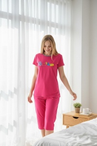 Compleu dama cu maneca scurta din tricot