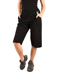 Pantaloni 3 sfert de dama ce imita inul cod x0417