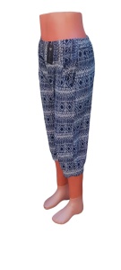 Pantaloni 3 sfert vaporosi de vara pentru dama cod x5394