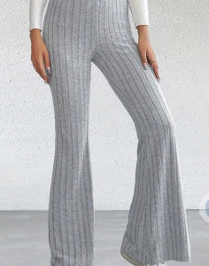 Pantaloni din tricot calitativ de dama cod T1216 - Img 2