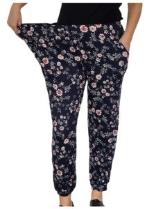 Pantaloni lungi vaporosi de vara pentru dama cod x5374