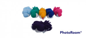Pasarica din mohair lucrata manual cod k459 - Img 8