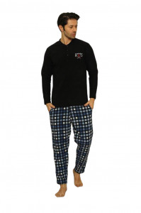 pijama cocolino groasa de barbati model nou cod L10824 - Img 2