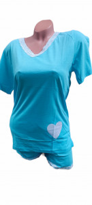 Pijama dama cu maneca scurta cod T1242 - Img 1