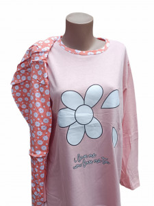 pijama vatuita de dama din bumbac 100% model nou cod L74970 - Img 1