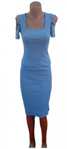 Rochie dama cu maneca scurta cod T1028 - Img 2