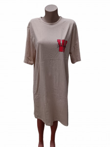 rochie dama cu maneca scurta cu buzunare cod n3445 - Img 1