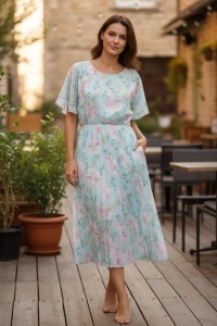 Rochie dama fabricatie Italia, croiala moderna, usoara si eleganta
