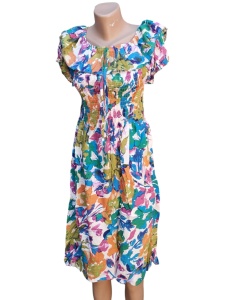 Rochie de vara cu diferite imprimeuri model nou cod x5672