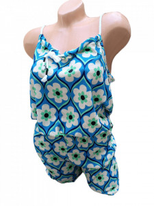 salopeta scurta de dama din bumbac cod m3807 - Img 2