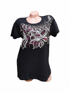 Tricou dama calitativ cu maneca scurta cod x0307 - Img 1