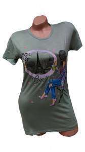 tricou dama cu maneca scurta cod m3245