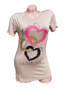 Tricou dama cu maneca scurta cod x0197