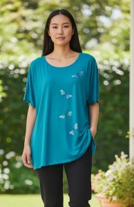 Tricou dama cu maneca scurta, marimi pana la 10xl