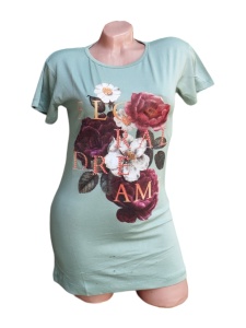 Tricou dama din bumbac model nou cod x1201