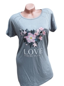 Tricou dama din bumbac model nou cod x2845
