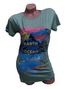 Tricou dama din bumbac model nou cod x2855