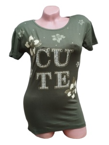 Tricou dama din bumbac model nou cod x2865