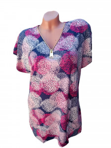 bluza dama eleganta cu maneca scurta model nou cod L20708 - Img 2