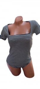 Body dama calitativ din tricot subtire cod T957 - Img 2