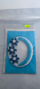 Felicitare cu floare si petale 3D lucrate manual cod k739 - Img 4