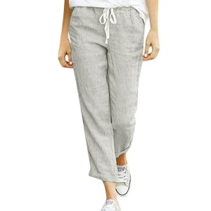 Pantaloni lungi eleganti ce imita inul pentru dama model nou cod x5525