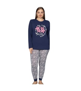 Pijama dama din bumbac cod x3965