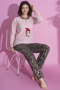 Pijama groasa din polar pentru dama COD PJ-355