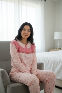 Pijama groasa din polar pentru dama COD PJ-365