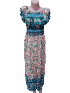 Rochie de vara cu diferite imprimeuri model nou cod x5733