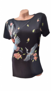 Tricou dama calitativ cu maneca scurta cod x0338 - Img 1