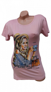tricou dama cu maneca scurta cod m3277