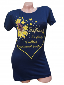 Tricou dama cu maneca scurta cod x0182 - Img 2