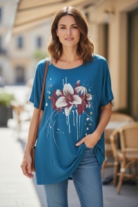 Tricou dama cu maneca scurta, marimi pana la 10xl