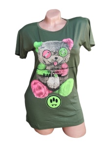 Tricou dama din bumbac model nou cod x1211