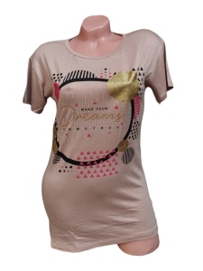 Tricou dama din bumbac model nou cod x1276