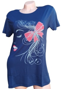 Tricou dama din bumbac model nou cod x2796
