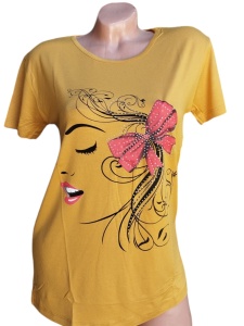 Tricou dama din bumbac model nou cod x2806