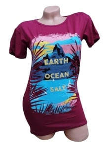 Tricou dama din bumbac model nou cod x2876
