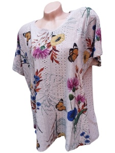 Bluza dama cu maneca scurta cod x2408
