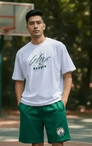 Compleu barbati de vara, tricou cu maneca scurta si pantaloni scurti